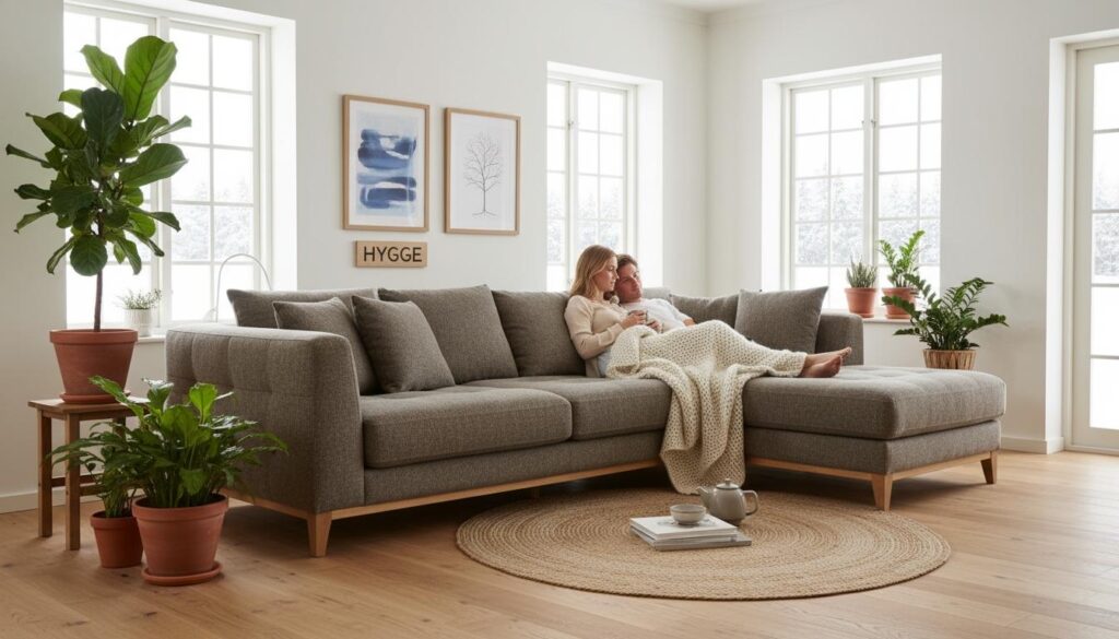 Michigan sofa med open end